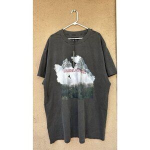 Daniel Patrick Shirt Men's 3XL Dark Grey Mountains New Designer